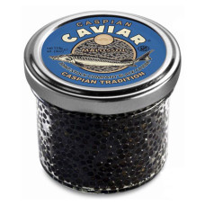 Черная осетровая икра 113 г (дойная) Caspian Caviar Malossol