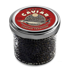Черная осетровая икра 113 г (забойная) Caspian Caviar Malossol