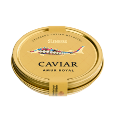Икра амурского осетра 100 г Lemberg Amur Royal (малосол)