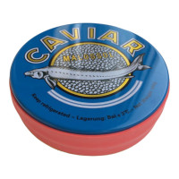 Ікра осетра 100 г Caspian Caviar (синя банка під гумку)