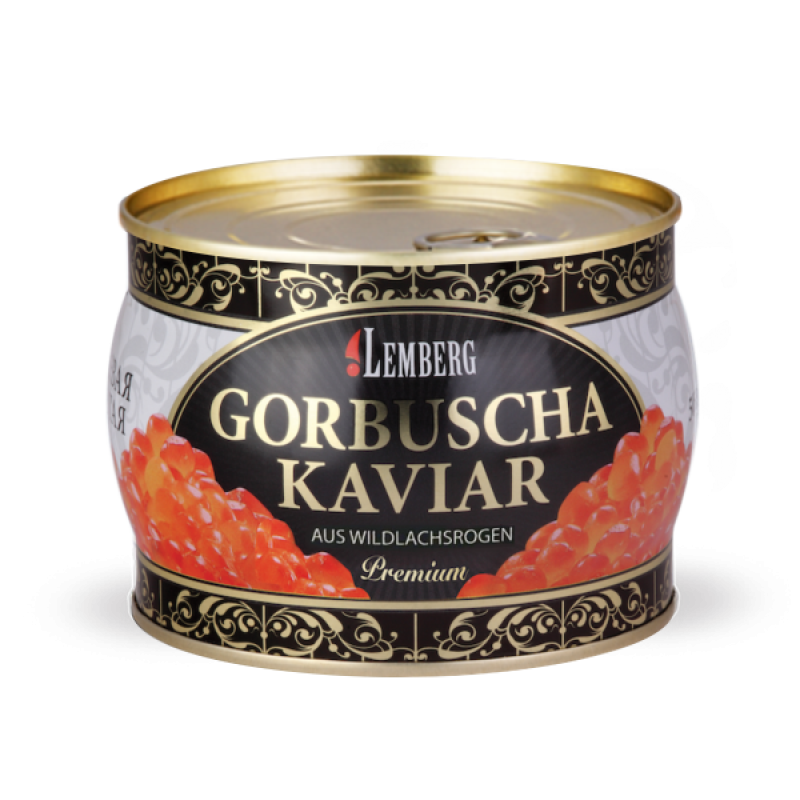 Лососевая икра горбуши Lemberg Premium 400 г (кошерная)