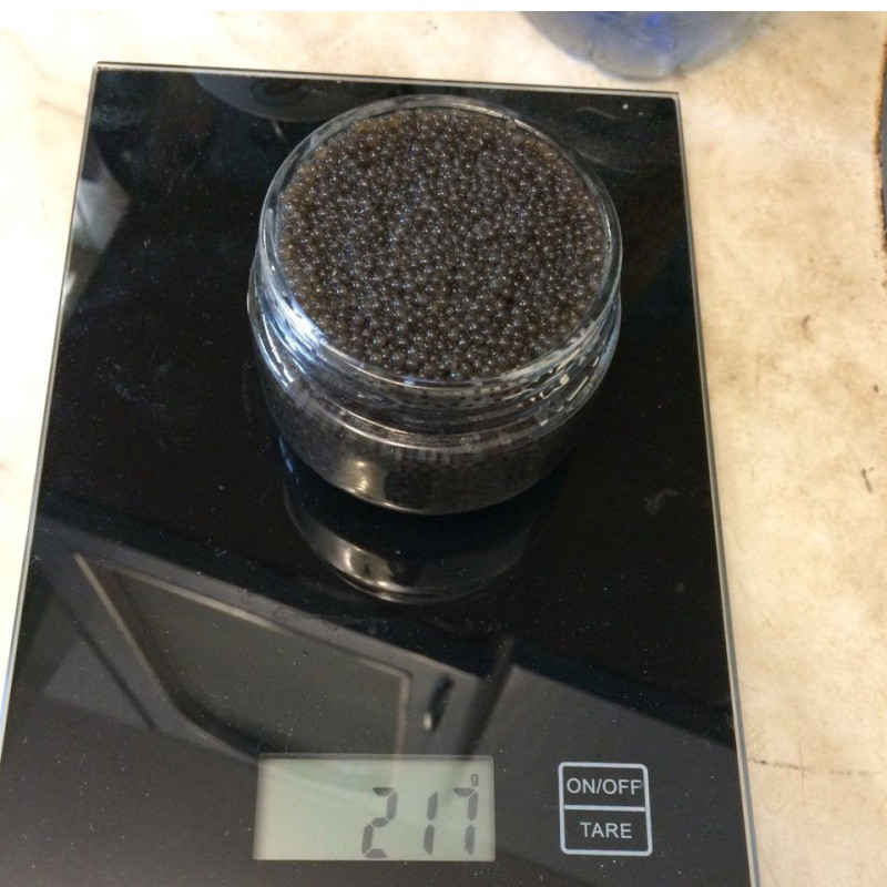 Икра осетра 113 г в подарочной упаковке (дойная) Caspian Caviar Mallosol
