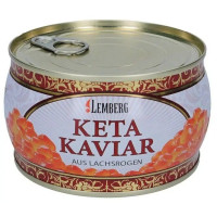 Лососевая икра кеты Lemberg Premium 400 г (кошерная)