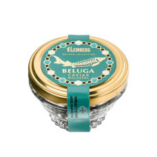 Осетровая икра Белуги 50 г Lemberg Beluga (стекло-банка)