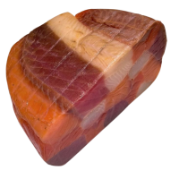 Шахматный рыбный рулет 4 в 1, холодное копчение (семга, палтус, марлин, тунец)