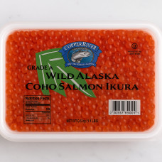 Лососевая икра Кижуча 500 г River Copper (шоковая заморозка)