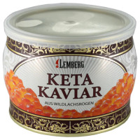Лососева икра кеты Lemberg Premium 500 г (кошерная)