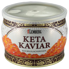 Лососева икра кеты Lemberg Premium 500 г (кошерная)